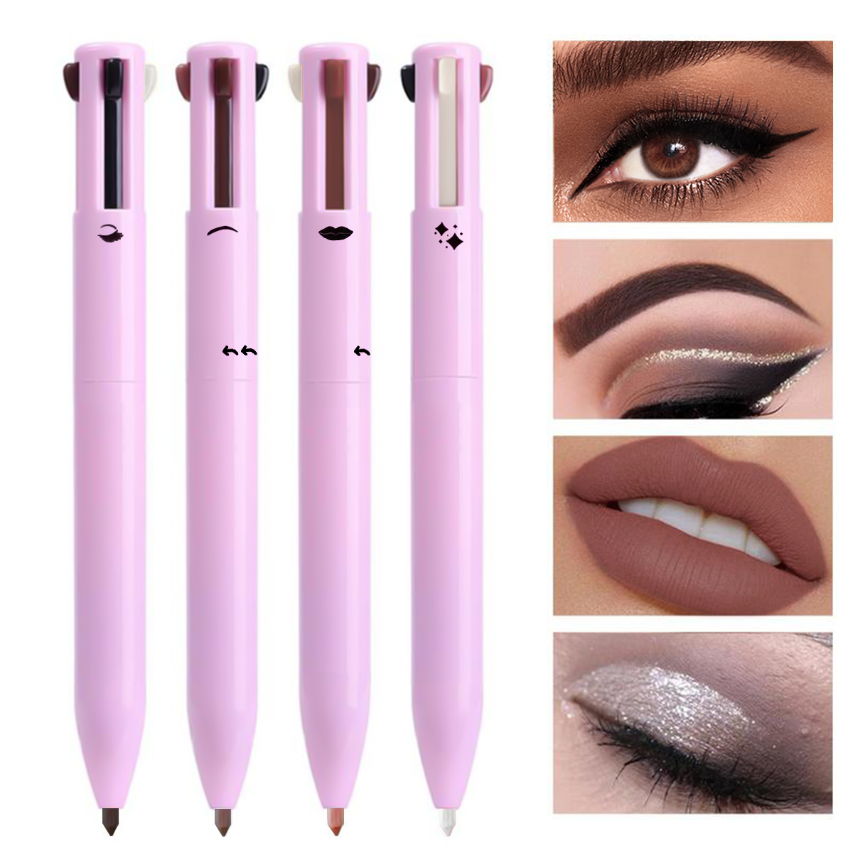 BLOOM&BEAM™-4 in 1 Multifunction Makeup Pen