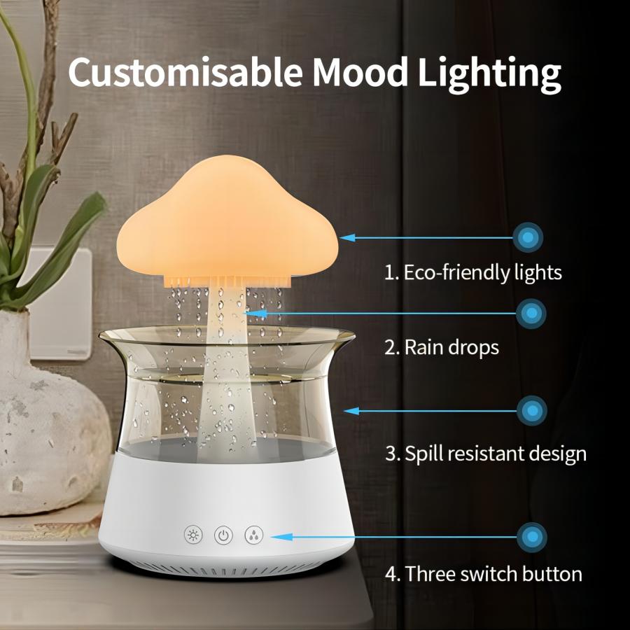 BLOOM&BEAM™-Relax Cloud Rain Diffuser Humidifier