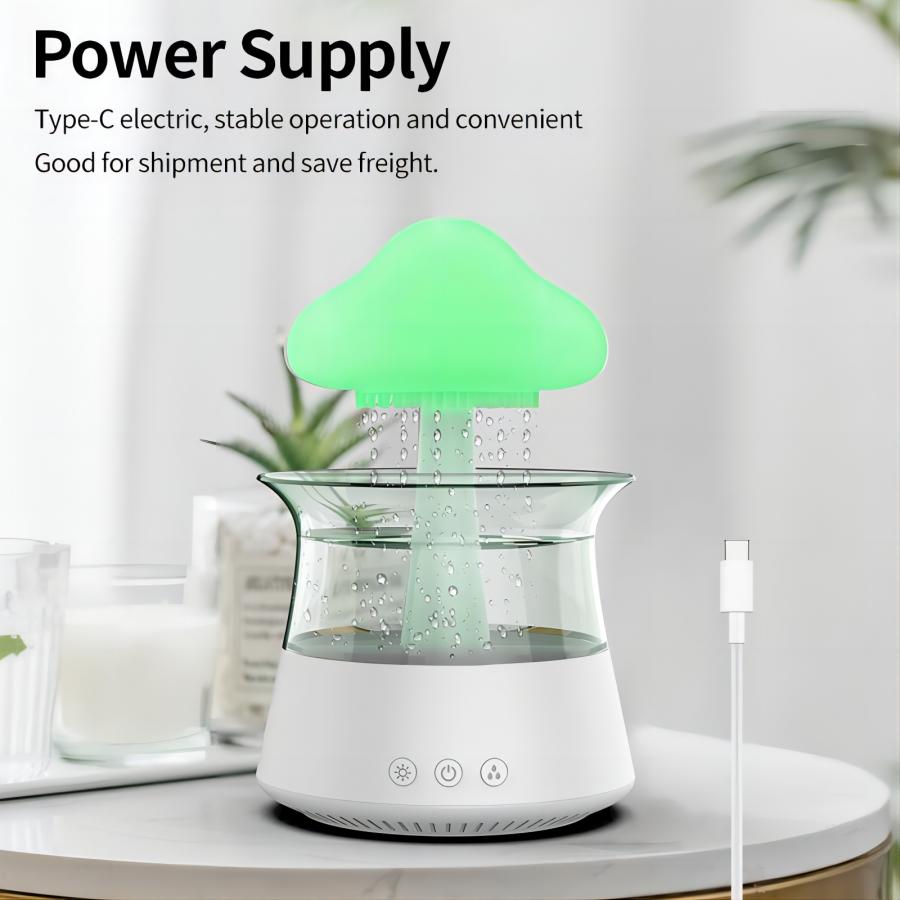 BLOOM&BEAM™-Relax Cloud Rain Diffuser Humidifier