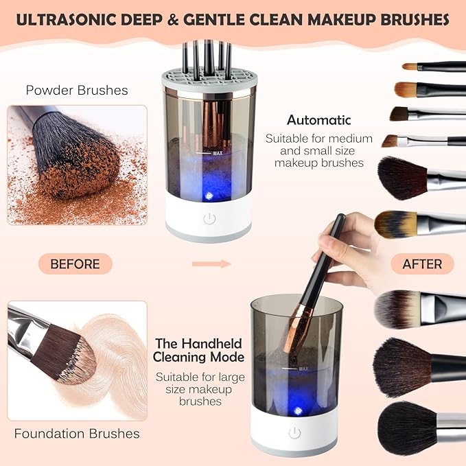 BLOOM&BEAM™-Electric Makeup Brush Cleaner