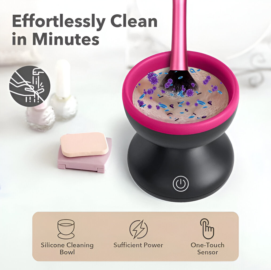 BLOOM&BEAM™-Electric Makeup Brush Cleaner Ultra